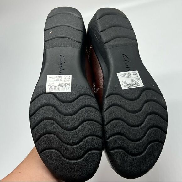 Collection by Clarks | NWT Chetnik Misha Dark Tan Leather Shoes - Picture 4 of 5